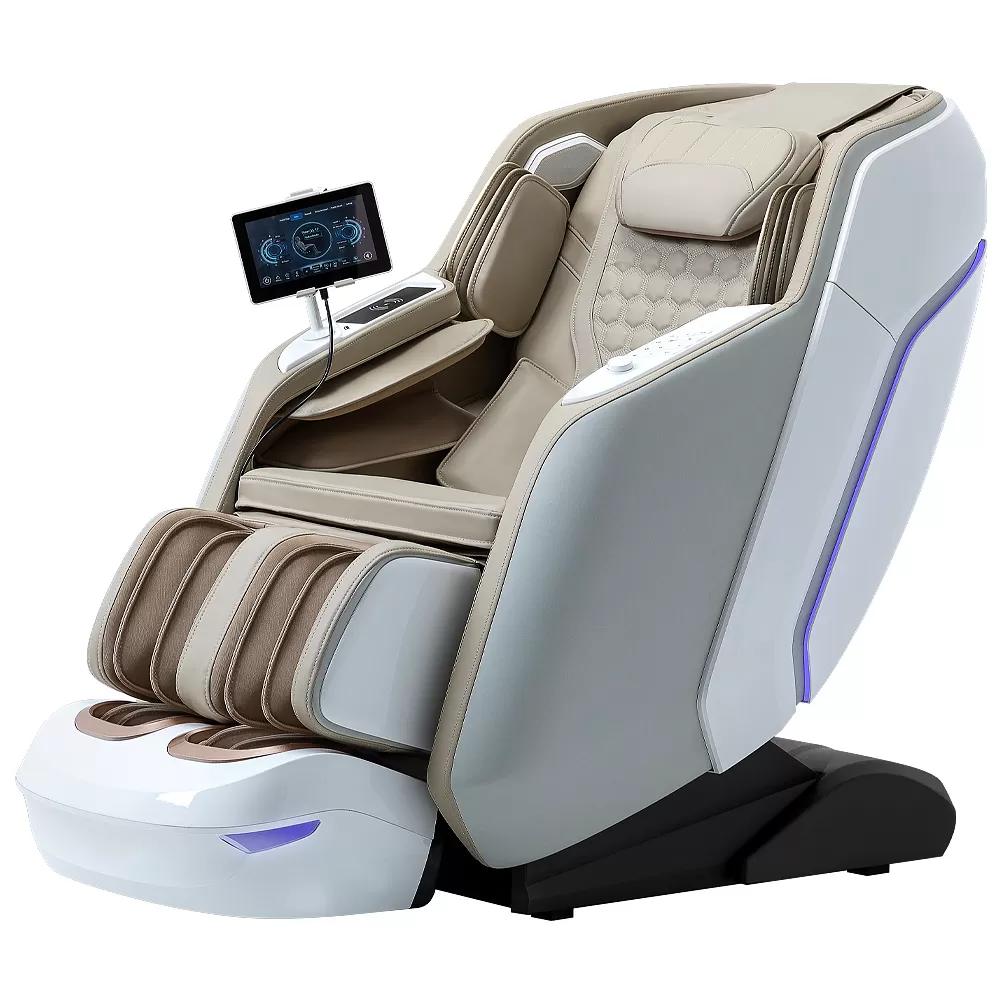 Luxury TFT Large Screen ABS Shell Full Body Zero Gravity Massage Chair thumbnail 3